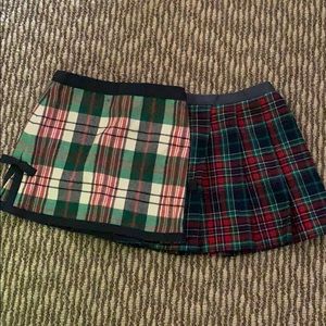 Girls Vineyard vines plaid skirts